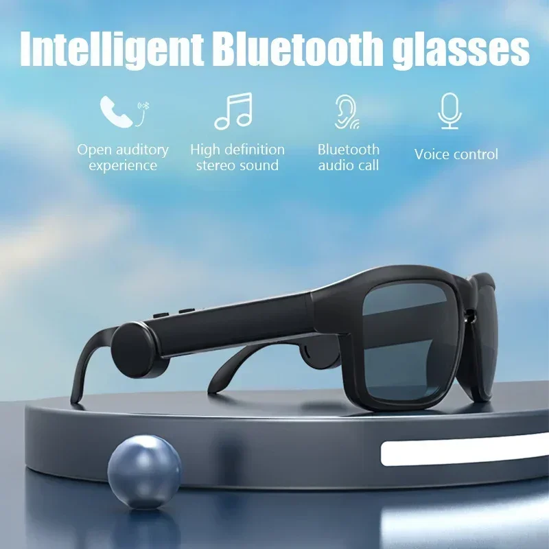 Smart Bluetooth Brille Headset drahtlose Kopfhörer im Autosport Reiten HD Audio Sun Lens Kopfhörer Musik Kopfhörer