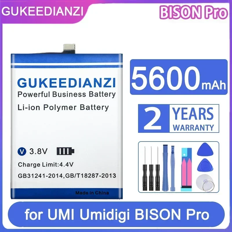 

Сменный аккумулятор GUKEEDIANZI 5500 мАч/6800 мАч для UMI UMIDIGI BISON Pro/GT, аккумулятор 6,67 дюйма