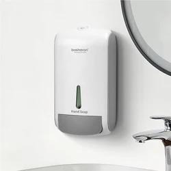 Liquid soap dispenser Wholesale custom OEM New Wall mount ABS plastic 500 mL refilled manual Gel hand press Sanitizer Dispenser