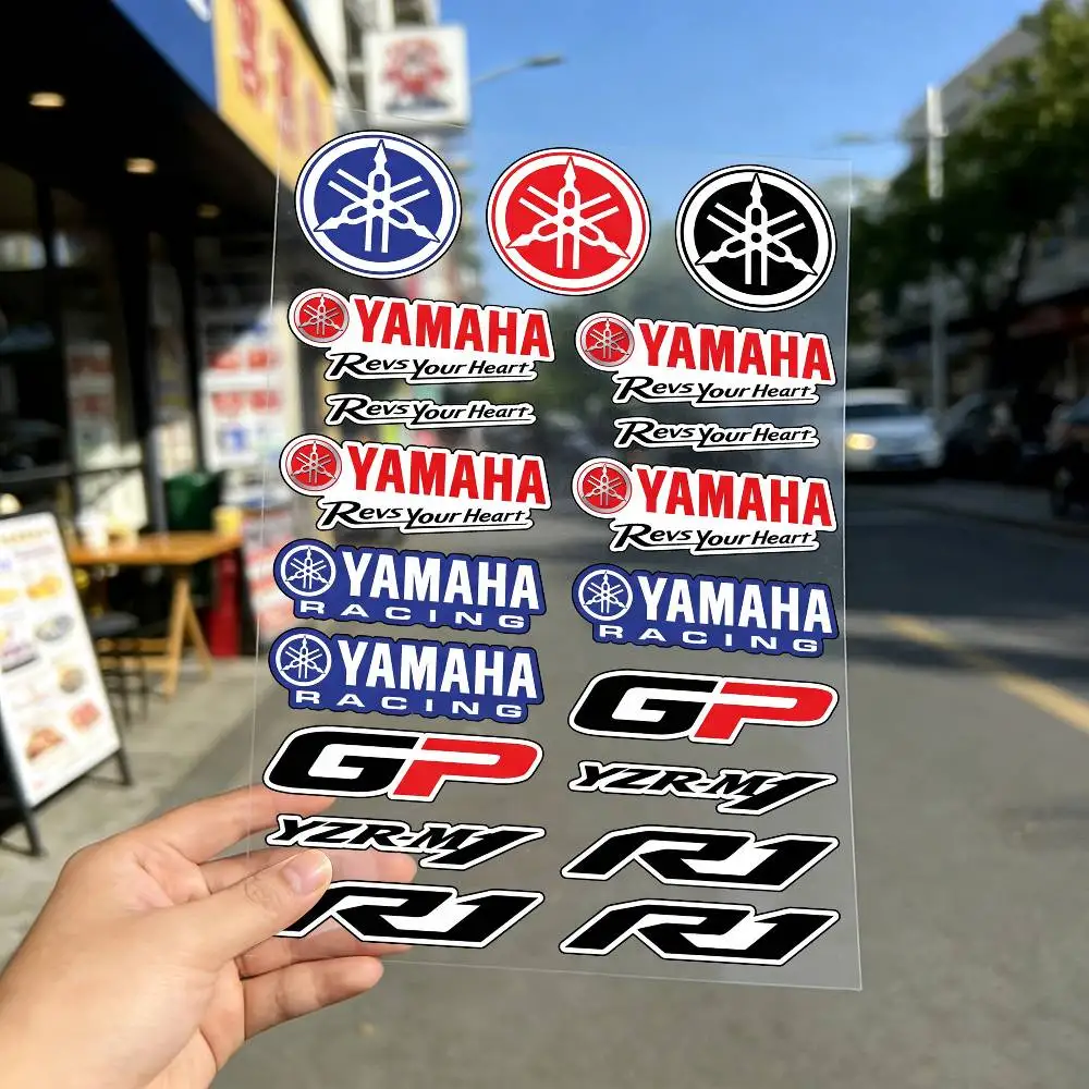 For Yamaha Long Lasting Waterproof Reflective Sticker Scratch Conceal Fit Motorcycle Car Helmet Fridge Decals