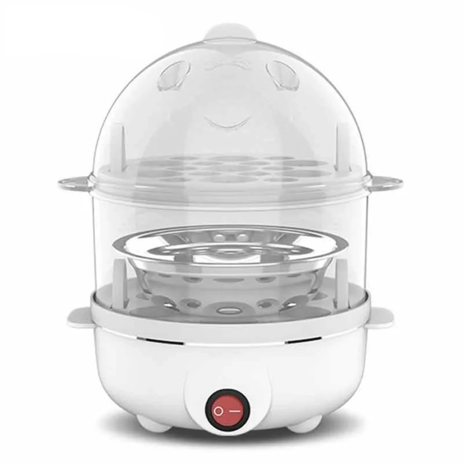 Cook Breakfast Quickly and Easily with this Versatile Multifunction Double Layers Egg Cooker and Boiler - Perfect for Rapid Cook