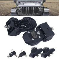 Para Jeep Wrangler JK JL 2007-2019 cerradura de capó de coche accesorios de modificación de capó