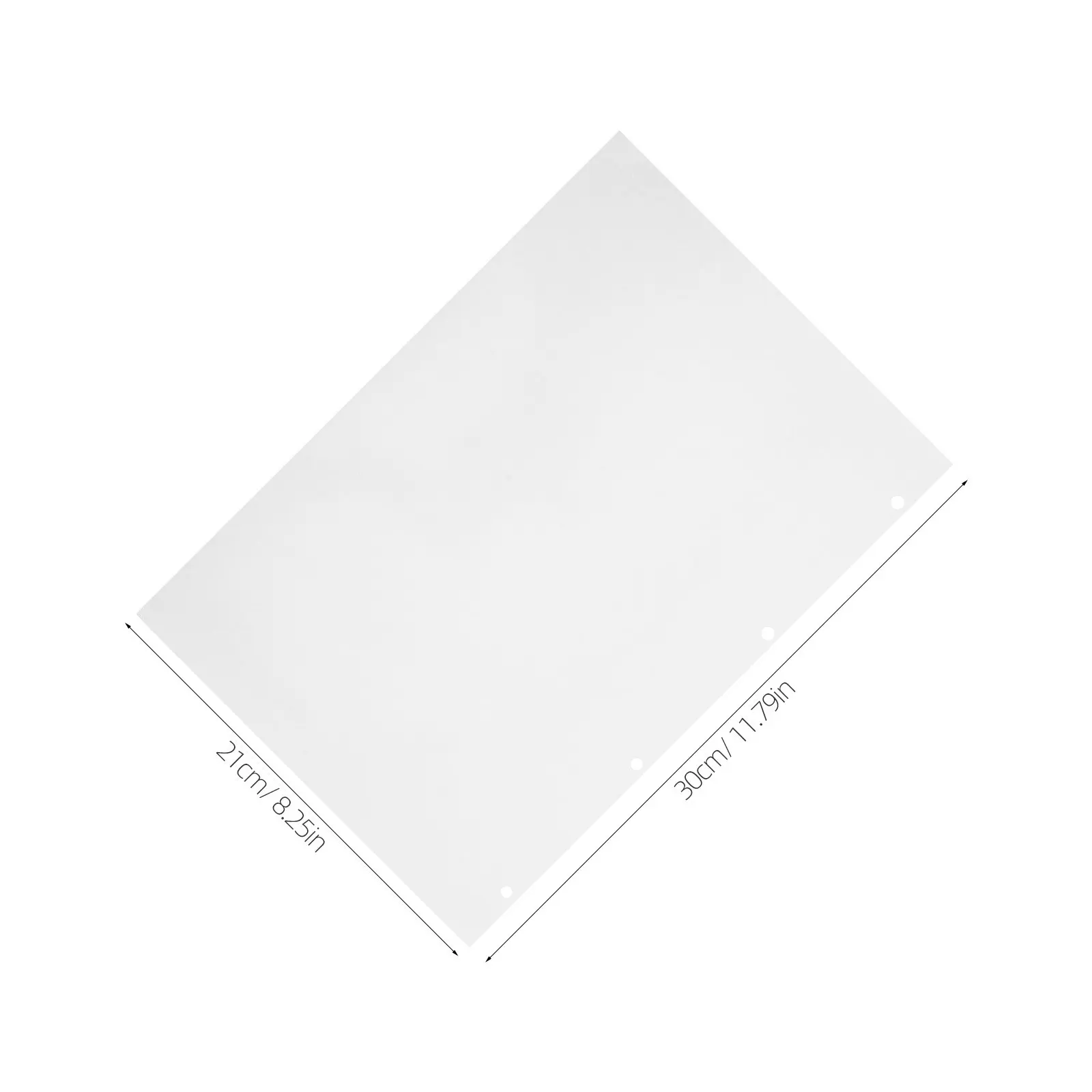 50Sheets Double-Sided A4 Release Paper for Sticker Collecting Album Binder Refill Blank Sticker Book Pages for Decal Collection