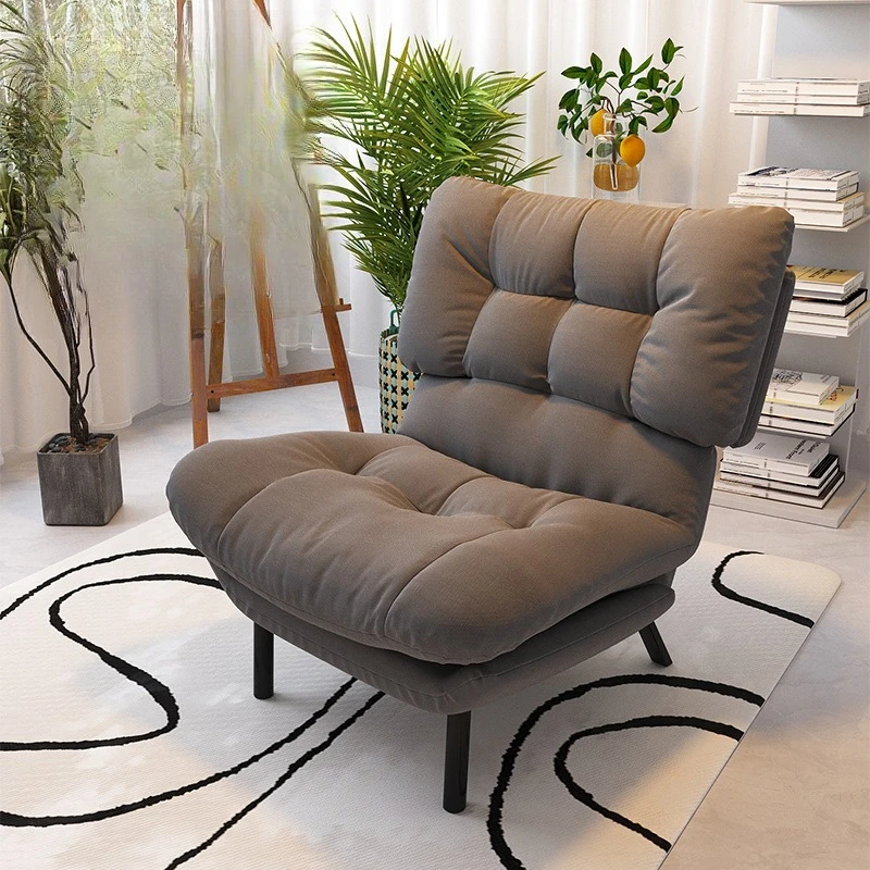 

Lazy sofa single balcony recliner bedroom folding sofa back chair reclining and sleeping casual lazy tatami