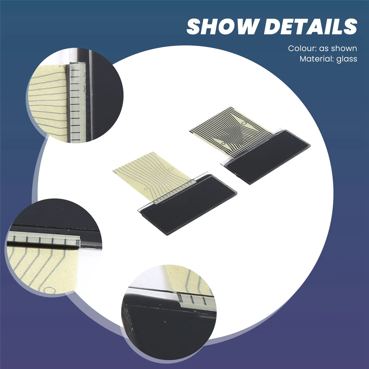 

#25C Automotive Parts & Accessories,Left&Right LCD Screen for Mercedes Benz E-Class W210 CLK-Class W208,glass