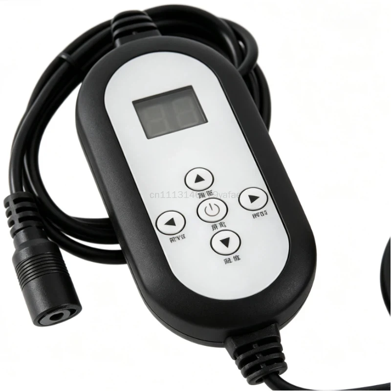 Camera Lens Dew Heater Strip with Temperature Display, Visible Adjustable Timing Dew Prevention Belt for Astronomical Telescope