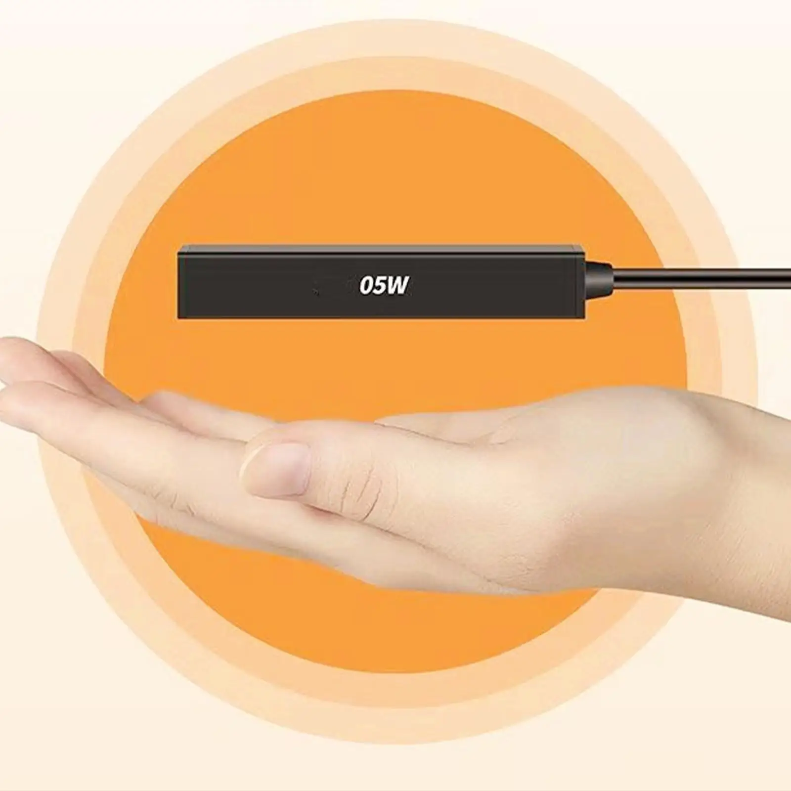 Submersible Aquarium Heating Rod Thermostat Compact Stainless Steel Heater with Automatic Temperature Control for Small Tanks