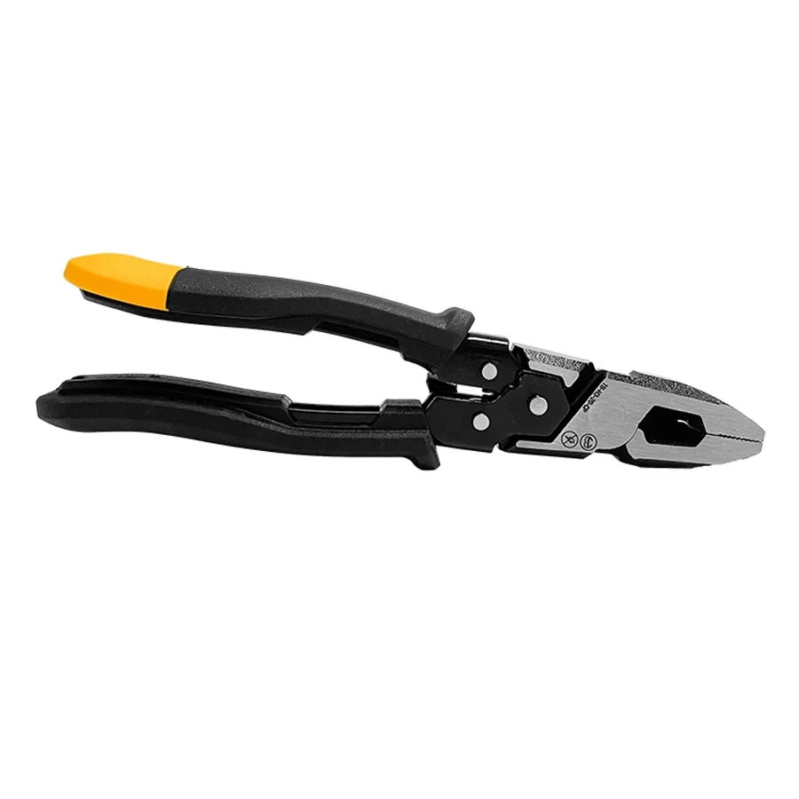 TOUGHBUILT 8\'\' Wire Cutters with Reset Spring Labor-saving Wire Cutting Pliers TB-H3-20-CP