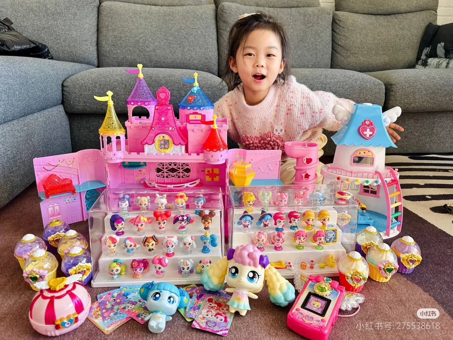 Catch Teenieping Actionfiguren Krankenwagen Krankenhaus Moko Love Moko Lemei Anime Key Series Spielzeug Love Ambulance Kinder Stduy Spielzeug