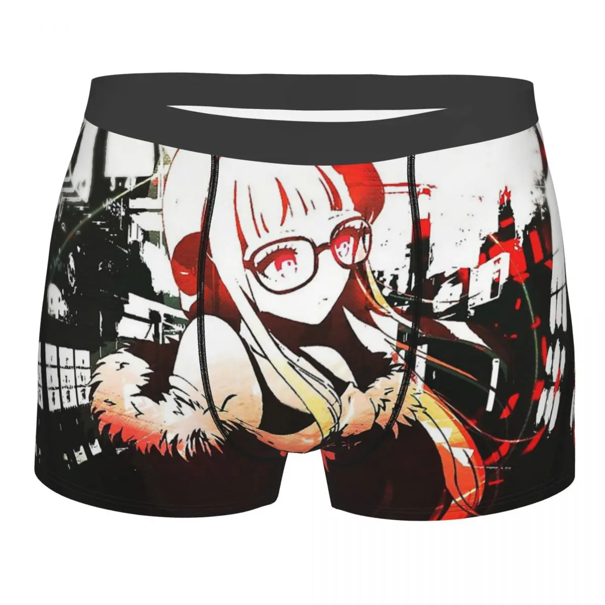 Futaba Sakura Persona 5 P5 Game Underpants Homme Panties Male Underwear Ventilate Shorts Boxer Briefs