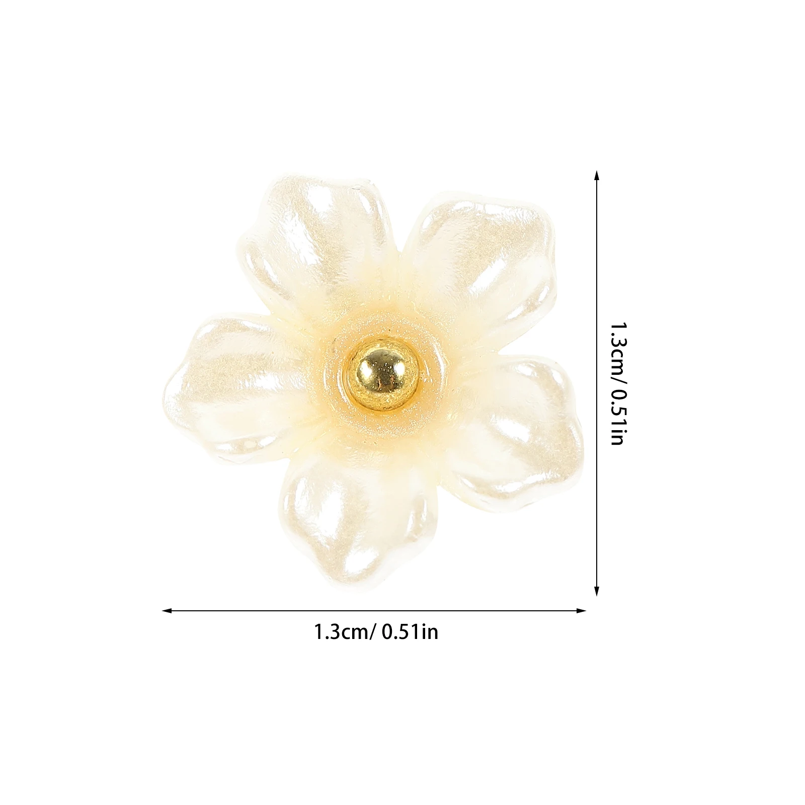 

100 Pcs Shirt Buttons Plastic Flower Shape Strong Durable Sewing Clothes DIY Projects Coat Dress Sweater Embellishments