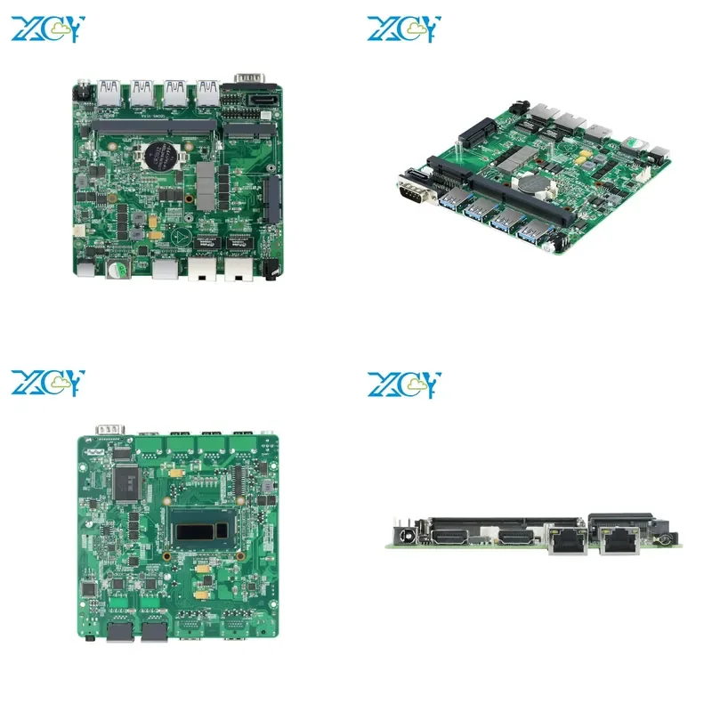 for XCY Fanless Industrial Motherboard 2955U Dual NIC Dual RS232 Mini PC Main Board