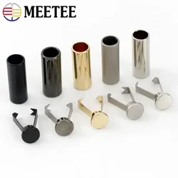 20/50 sztuk 15/20/24mm metalowy sznurek wiszący dzwonek klamra sznurek blokada końcowa korek DIY ubrania spodnie dekoracje guziki akcesoria