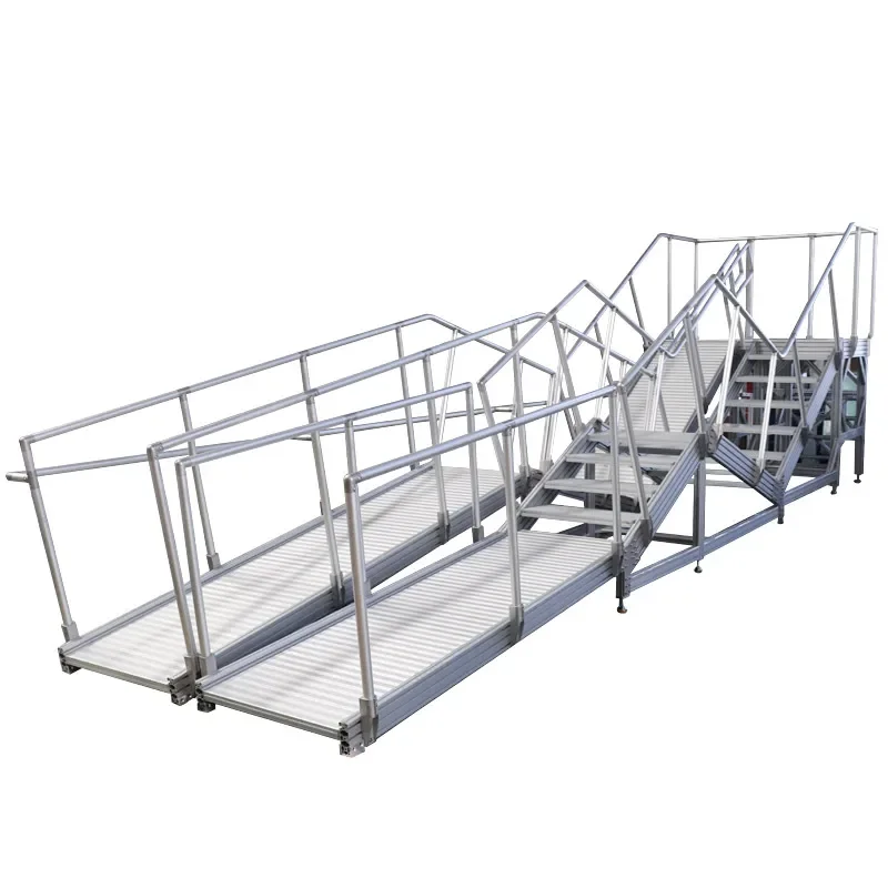 Multifunction steel frame scaffolding folding multi purpose scaffold platform aluminium step combination ladders