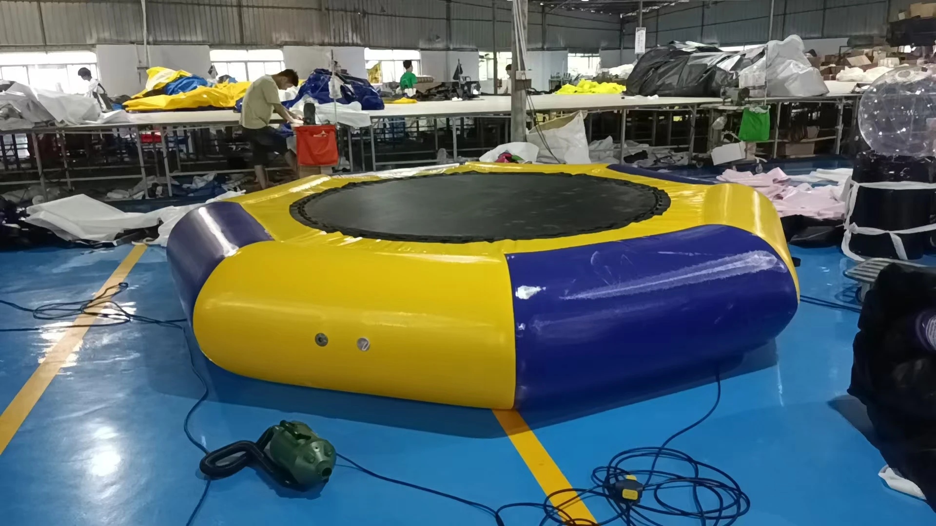 Inflatable Water Bouncer Splash Padded Water Trampoline