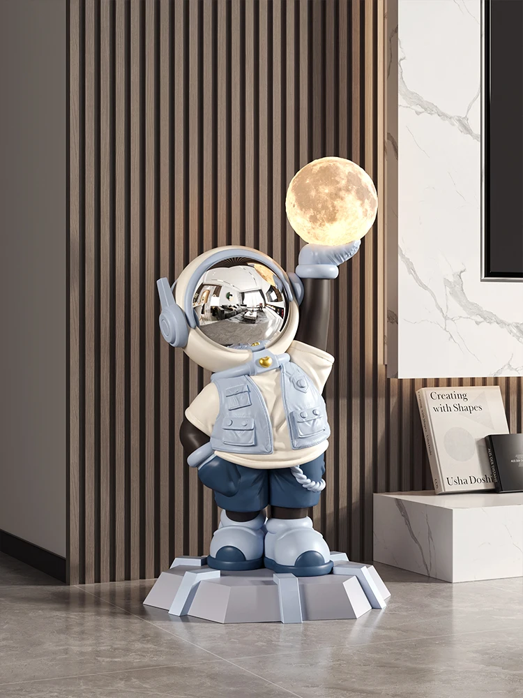 

Modern Home Decor Multifunctional Astronaut Statue Creative Living Room Accessories Large Floor Decoration Housewarming Gift