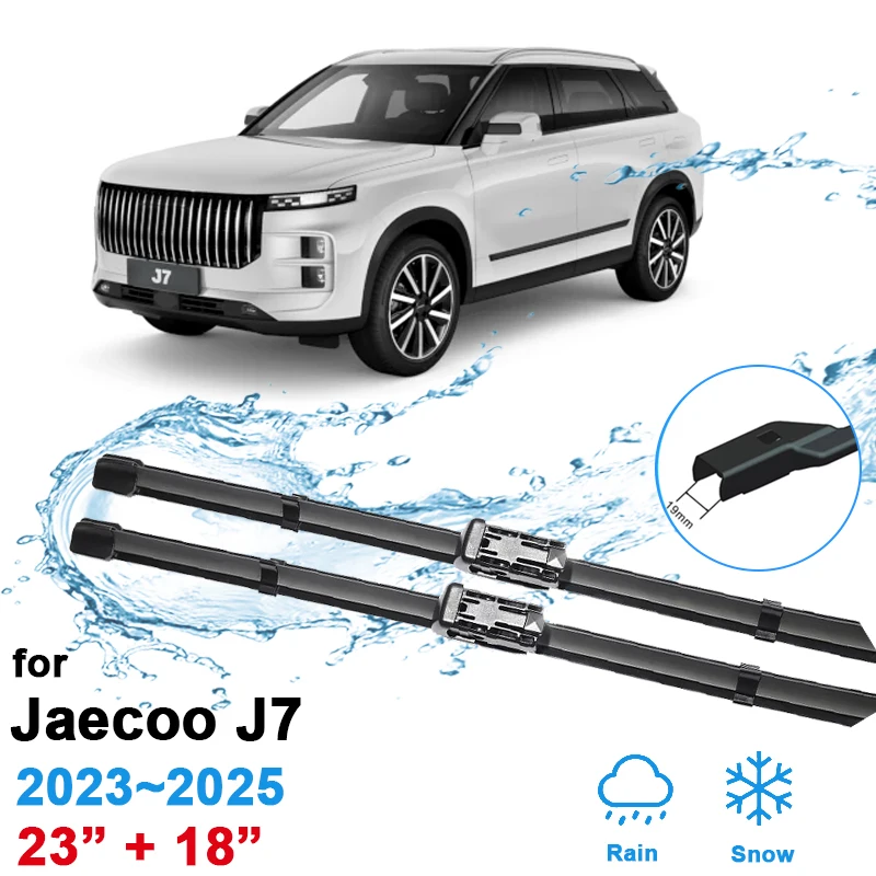 Car Wipers For Jaecoo J7 Wiper 2023 2024 2025 Lucano L7 Chery Tansuo 06 Front Blades Windows Cleaning Window Parts Accessories