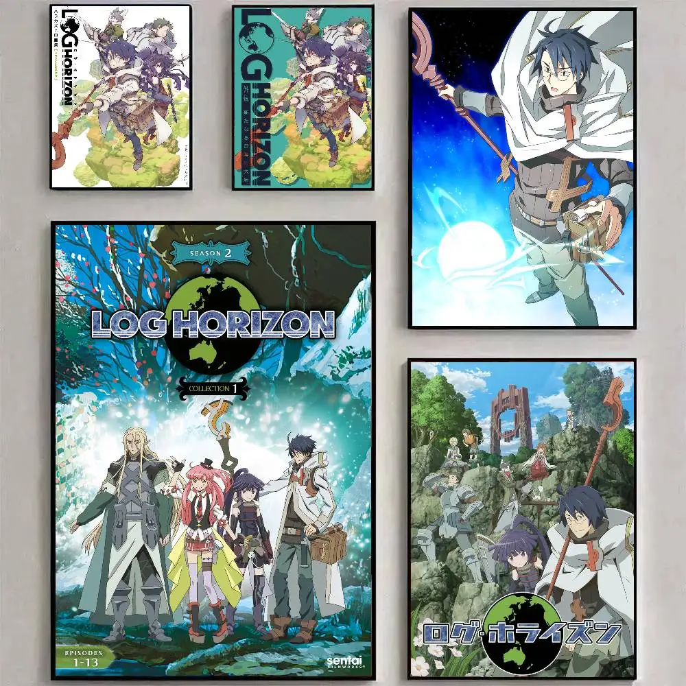 Anime Log H-Horizon Art Sticky Wall Waterproof Home Living Room Bedroom Bar Aesthetic Decoration