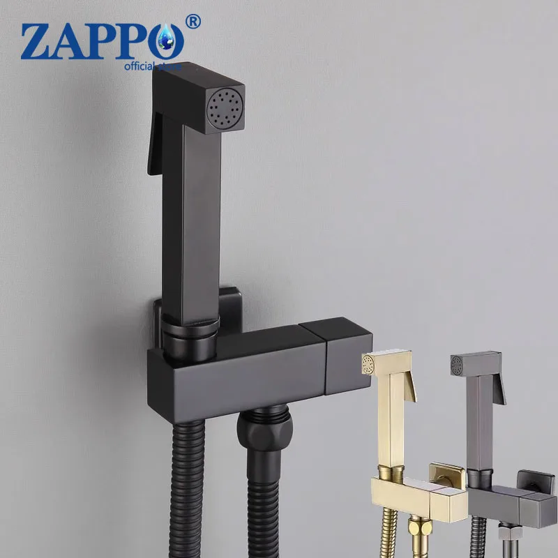 ZAPPO Bidet Sprayer Faucet for Toilet Brass Rough-in Valve Handheld Bidet Attachment Set for Feminine Pets Hot Cold Water Mixer