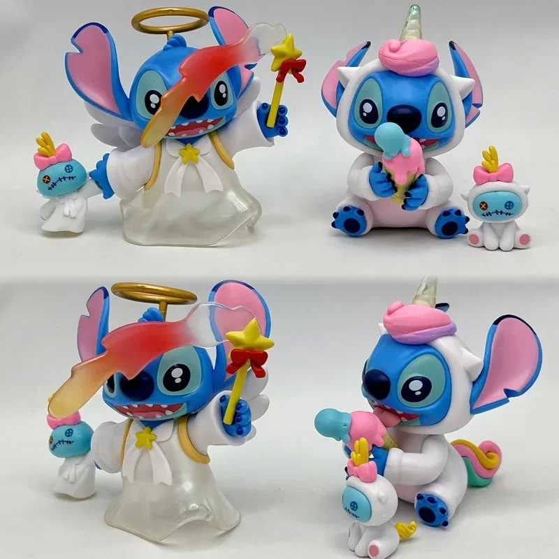 2026 Cute Stitch Action Figure Model Toys Weird Diary Series 2.0 Blind Box Mystery Box Collection Desktop Ornament New Year Gift