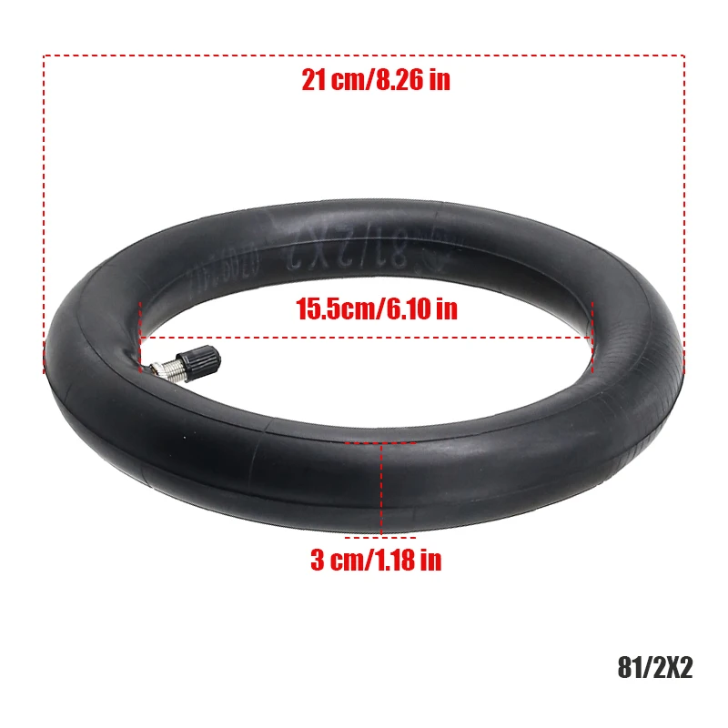 8.5-Inch Thick Tire Inner Tube 8 1/2 X 2 For Xiaomi Mijia M365 Electric Scooter Inflated Spare Tyre Replace Tube