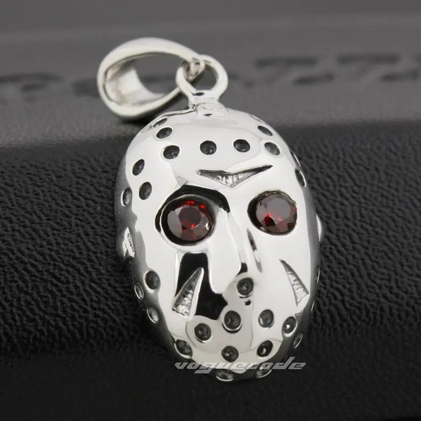 Halloween 925 Sterling Silver Hockey Pendant 8N026 BZ