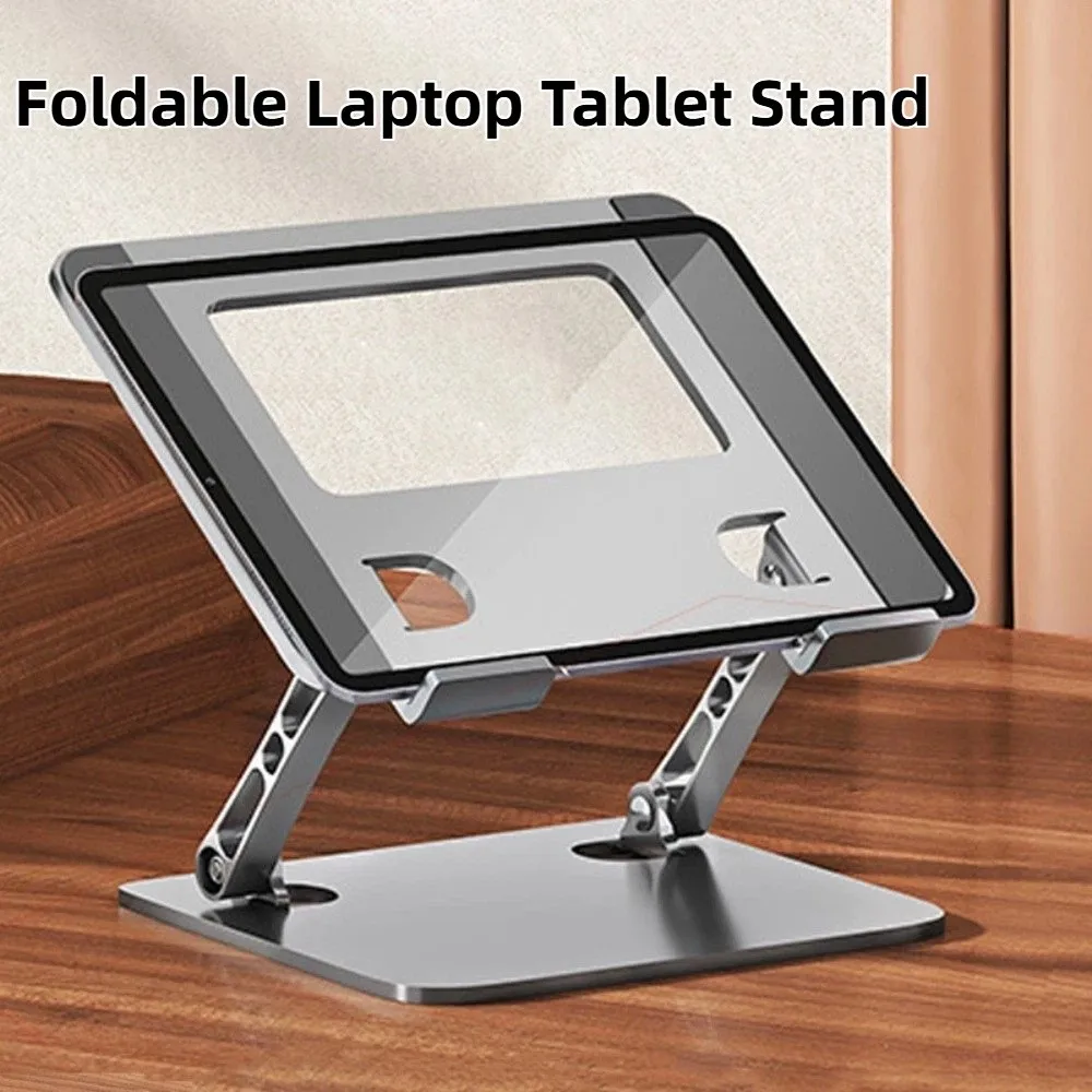 Portable Adjustable Laptop Stand Heat Dissipation Multi Angle Laptop Holder Metal Anti Slip Laptop Metal Bracket Desk Holder
