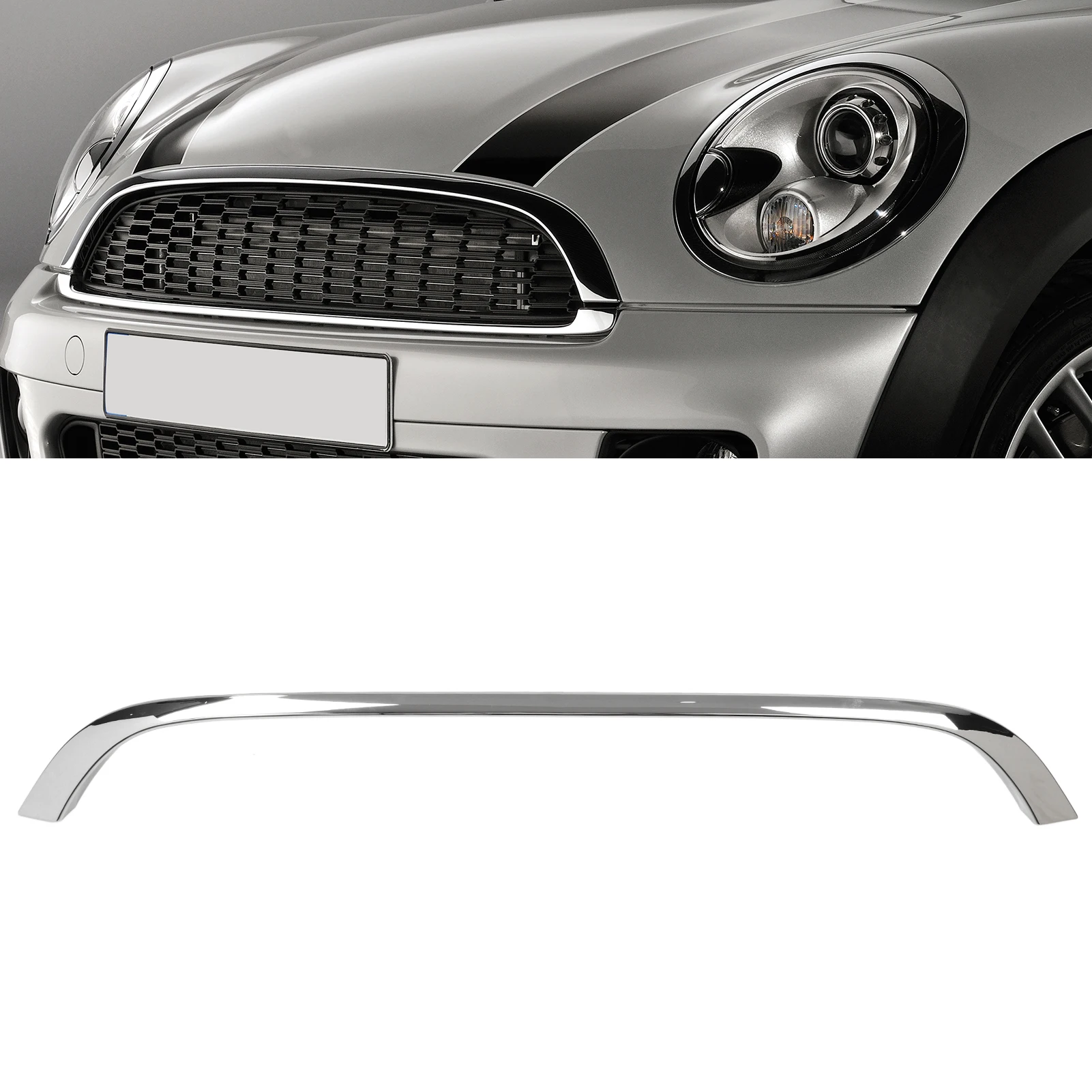 Upper Grille Surround Trim Hood Molding 51132751040 for Cooper R55 R56 R57 Base LCI R58 R59 S JCW