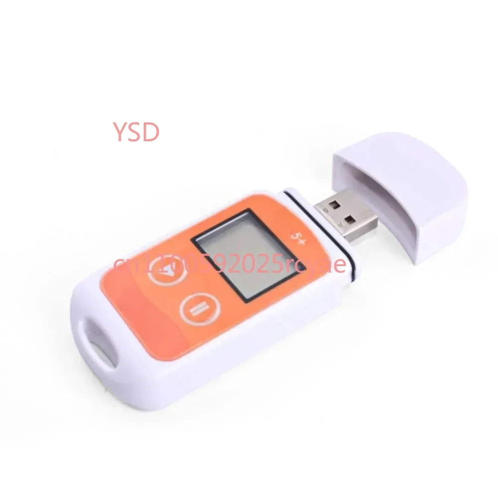USB Data Logger (Reusable, PDF Export Supported, Upgraded Temperature Data Recording Device, Universal High-Precision Logger)