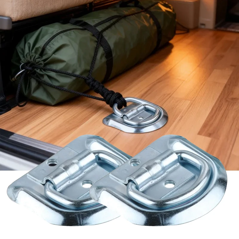 Motorcycle Floor Wall Ground Anchor Security Lock Point Steel Ring for Bike Scooter Motorbike Parking Anti Theft Device Lock
