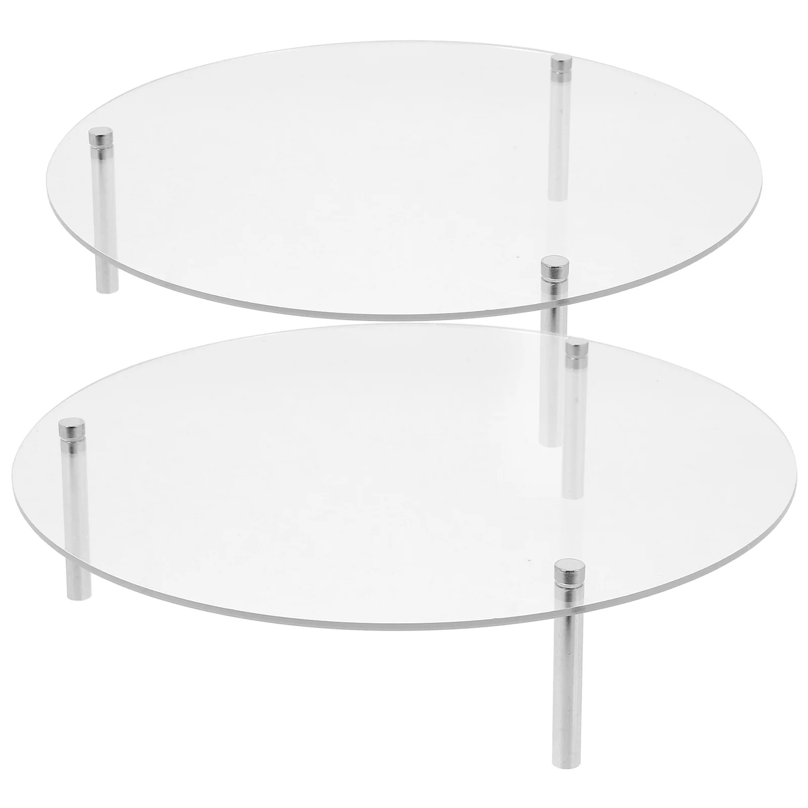 

Прозрачная акриловая подставка для торта, прозрачная тарелка для сервировки еды, стойка для десерта, свадебные кексы, металлическая опора, стабильная портативная