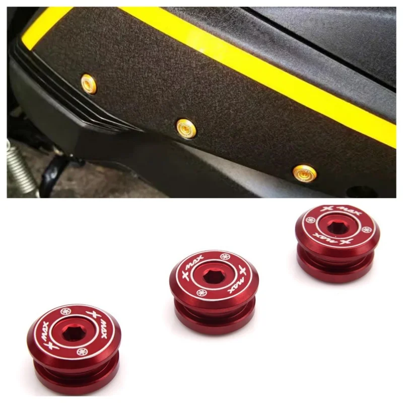 Modification Air Filter Decorative Screws Cover For Yamaha X-MAX 300 250 XMAX300 Motorcycle Aluminum Alloy Accessories