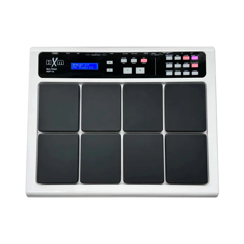 

HDP-1X Metalless Stand 8-Pad Professional 8-Pad Percussion Instrument