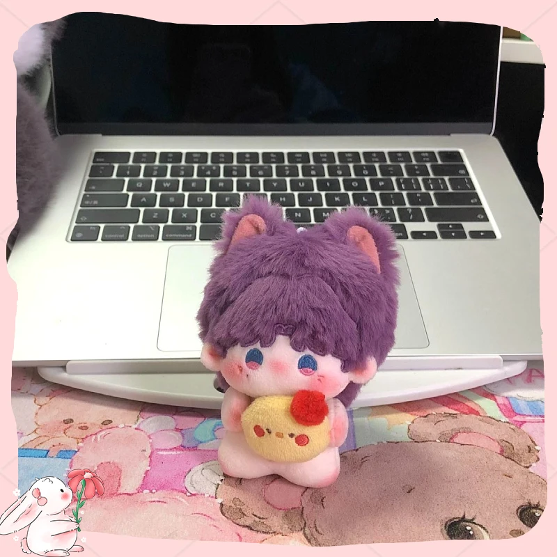 Pluszak Gra Love And Deepspace Rafayel Xavier Zayne Caleb Sylus 10cm Zwierzęce Uszy Mini Zawieszka Cosplay Brelok Prezent na Boże Narodzenie