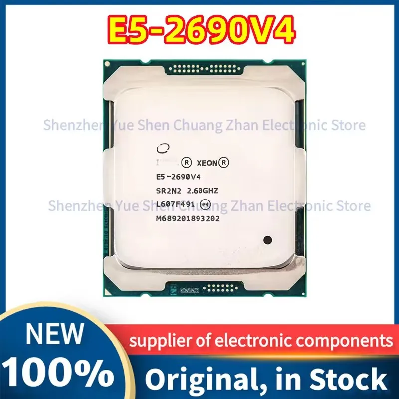 

Xeon E5 2690 V4 2690V4 Processor 2.6GHz 14-Core 135W 14nm LGA 2011-3 CPU