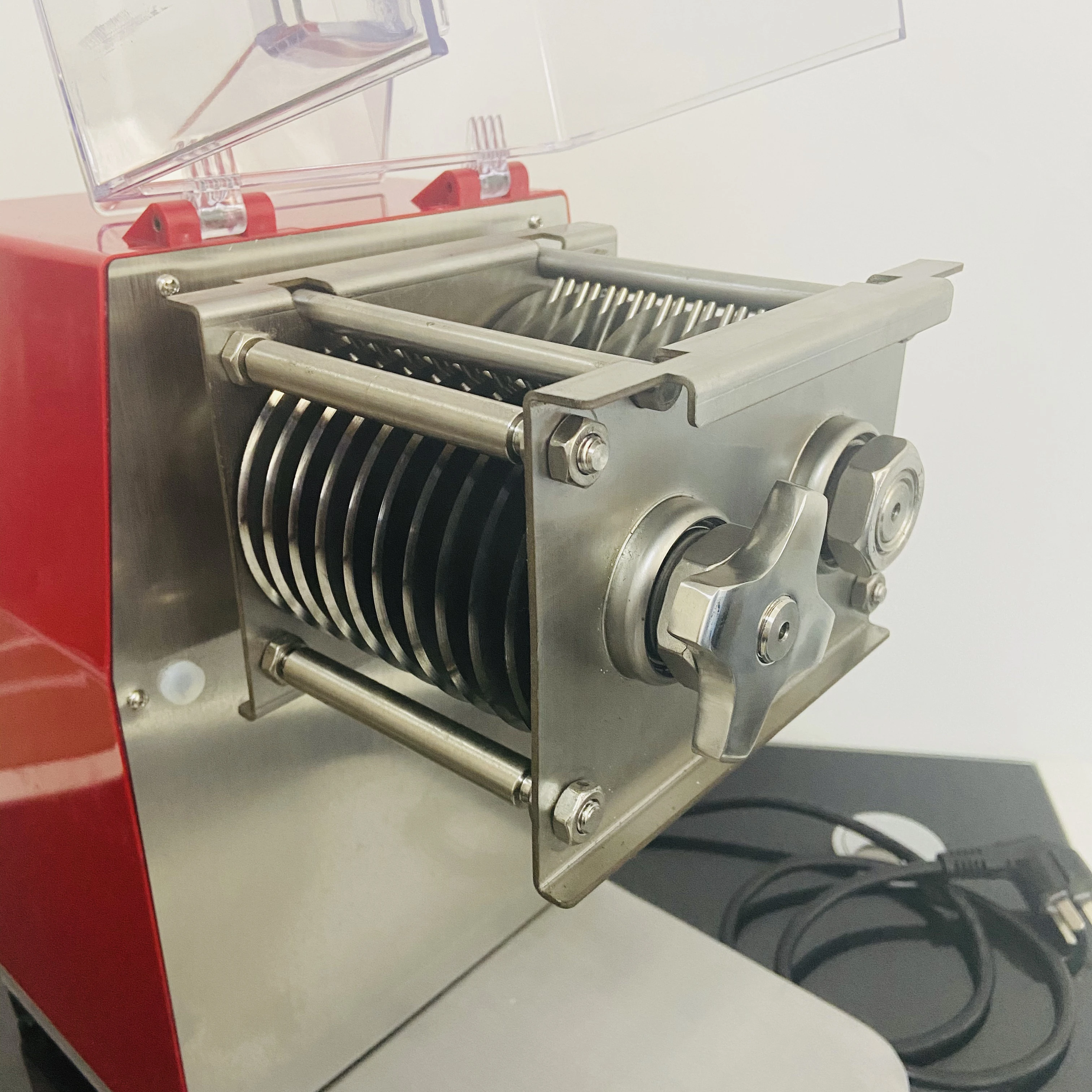 

Multi-function Meat Slicer Machine Commercial Electric Meat Cutter Shredded Diced Mince