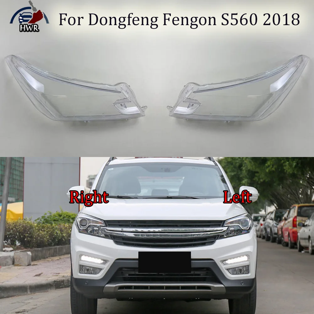 

Headlight Cover Transparent Mask Headlamp Lamp Shell Lens Replace Original Lampshade Plexiglass 2018 For Dongfeng Fengon S560