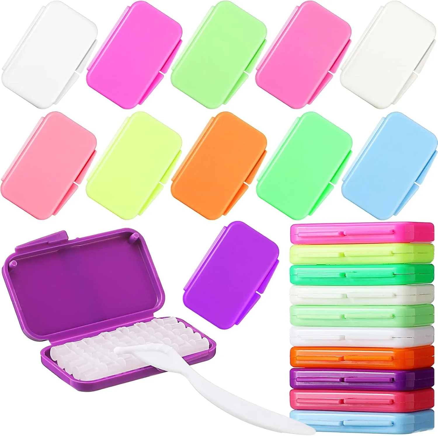 AG 1Box Dental Fruit Flavor Wax Orthodontic Correction Wax Braces Gum Relief Gum Pain Oral Hygiene Teeth Whitening Care Tools