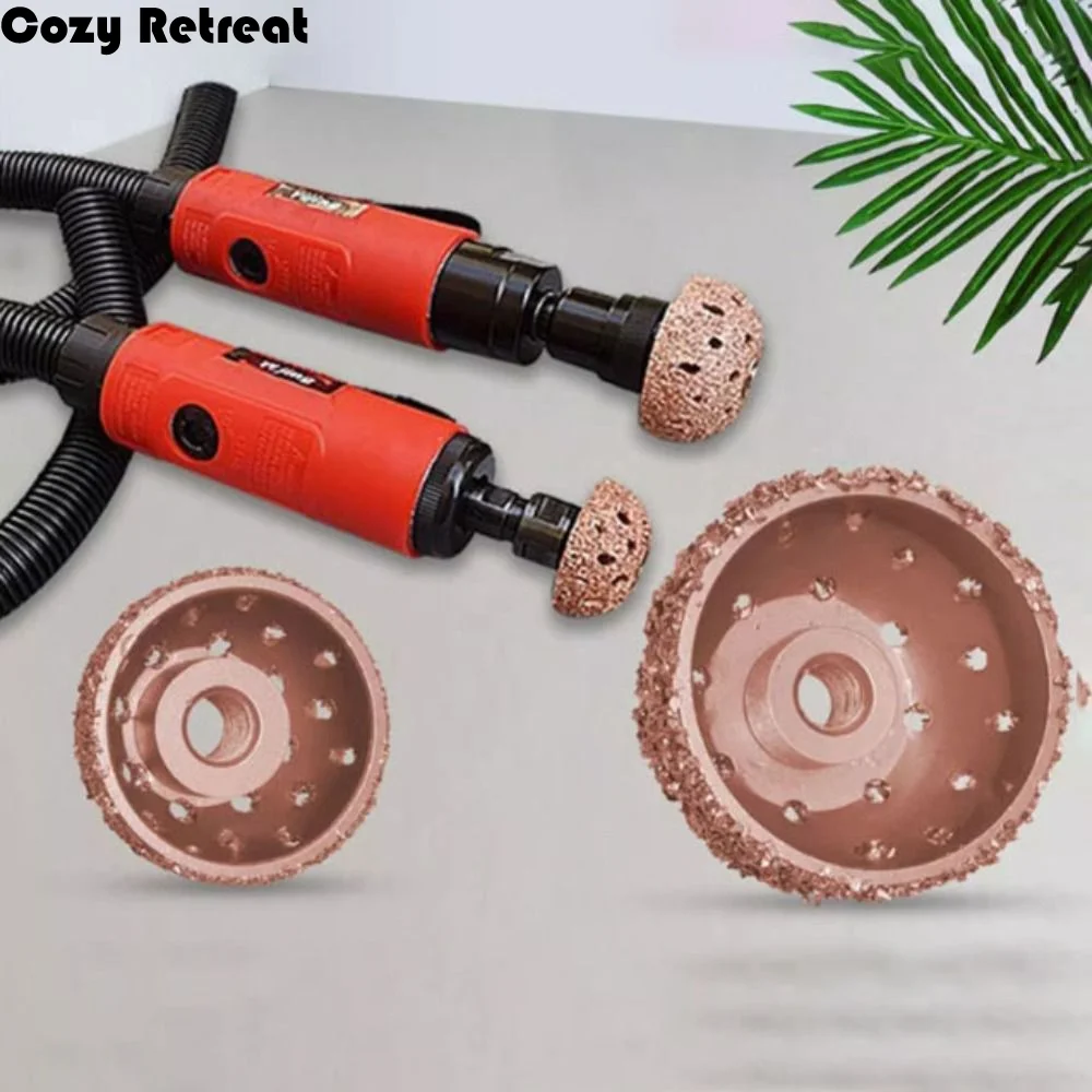 

Carbide Rasp Tire Repair Tool Coarse Grit High-Speed Grinding Head Tungsten Alloy Low-Speed Bowl Type Tire Tool Car Maintenance