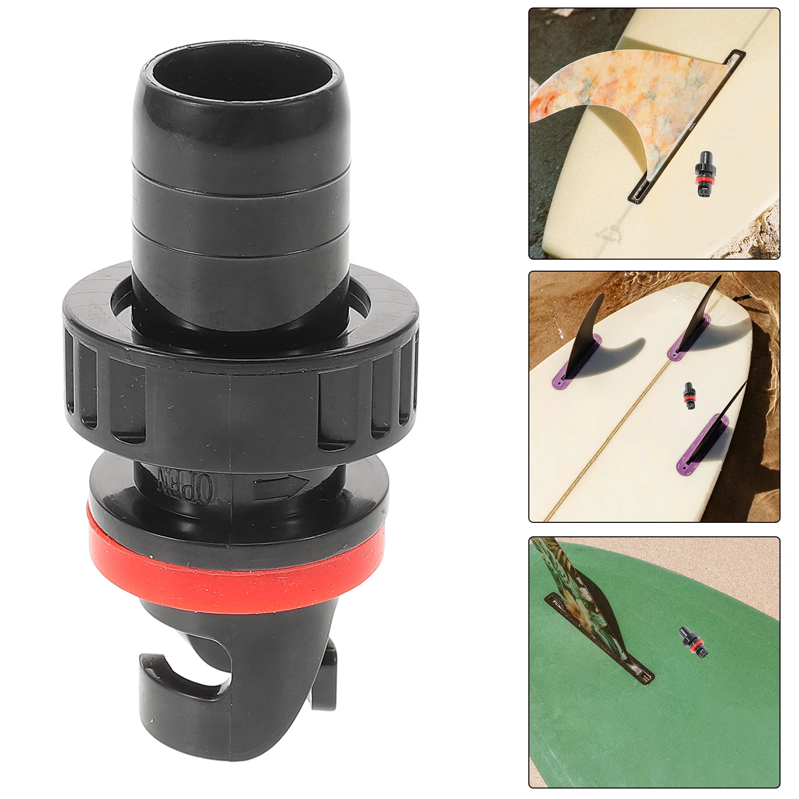 

Surfboard Accessory Pump Adapter Inflatable Paddle Board Kayak Air Valve Connector Paddleboard Pump Adapter Sup Inflator