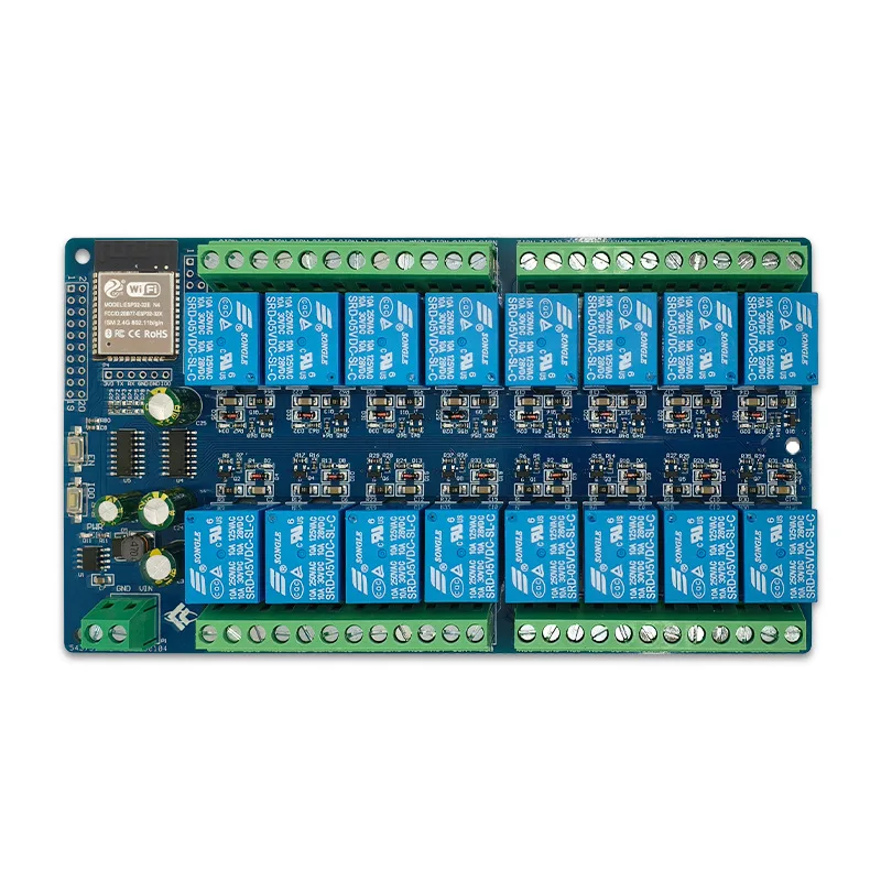 Esp32 Relay Board 16r Dc 5v/12v/24v Development Board Home Assistant Smart Switch Esp32e Secondary Development