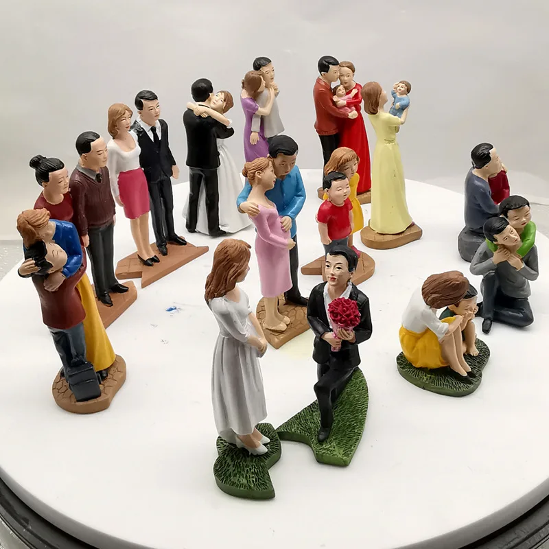 

Psychological sand table sand set character suit marriage and children to cultivate children to grow old together warm and happy