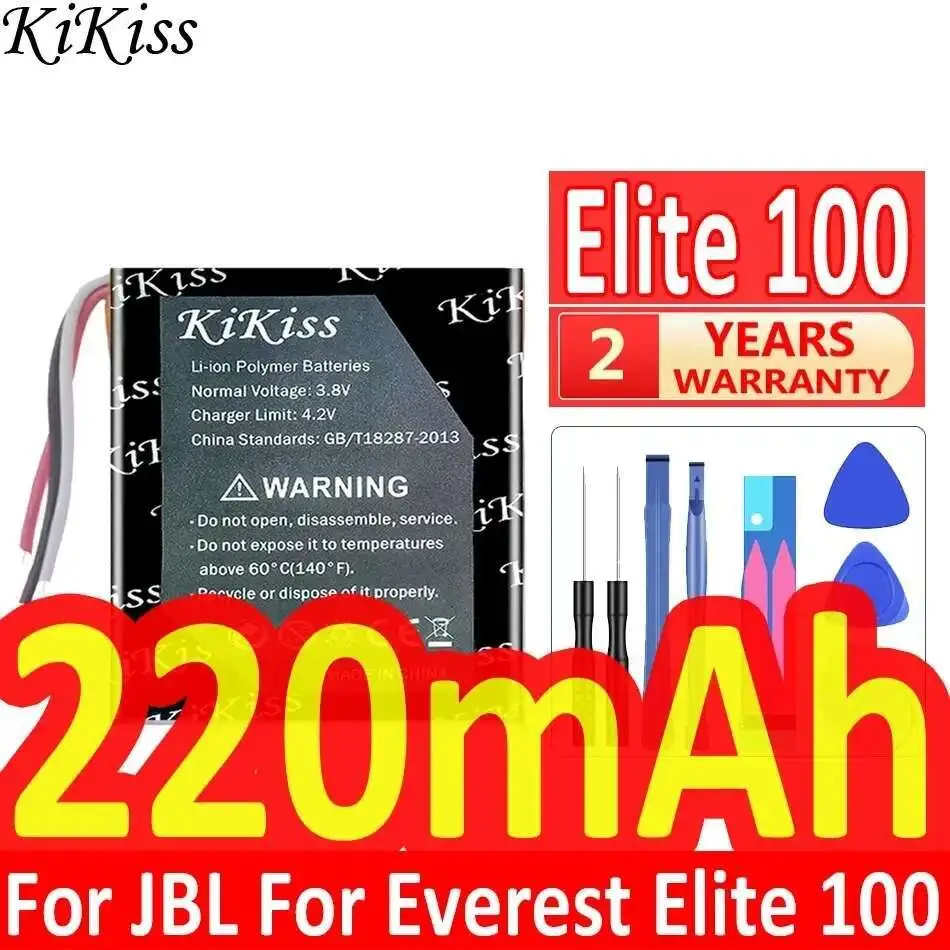 

For Jbl For Everest Elite 100 Elite100 Wireless Headphones Battery Reliable Power Supply 220mAh