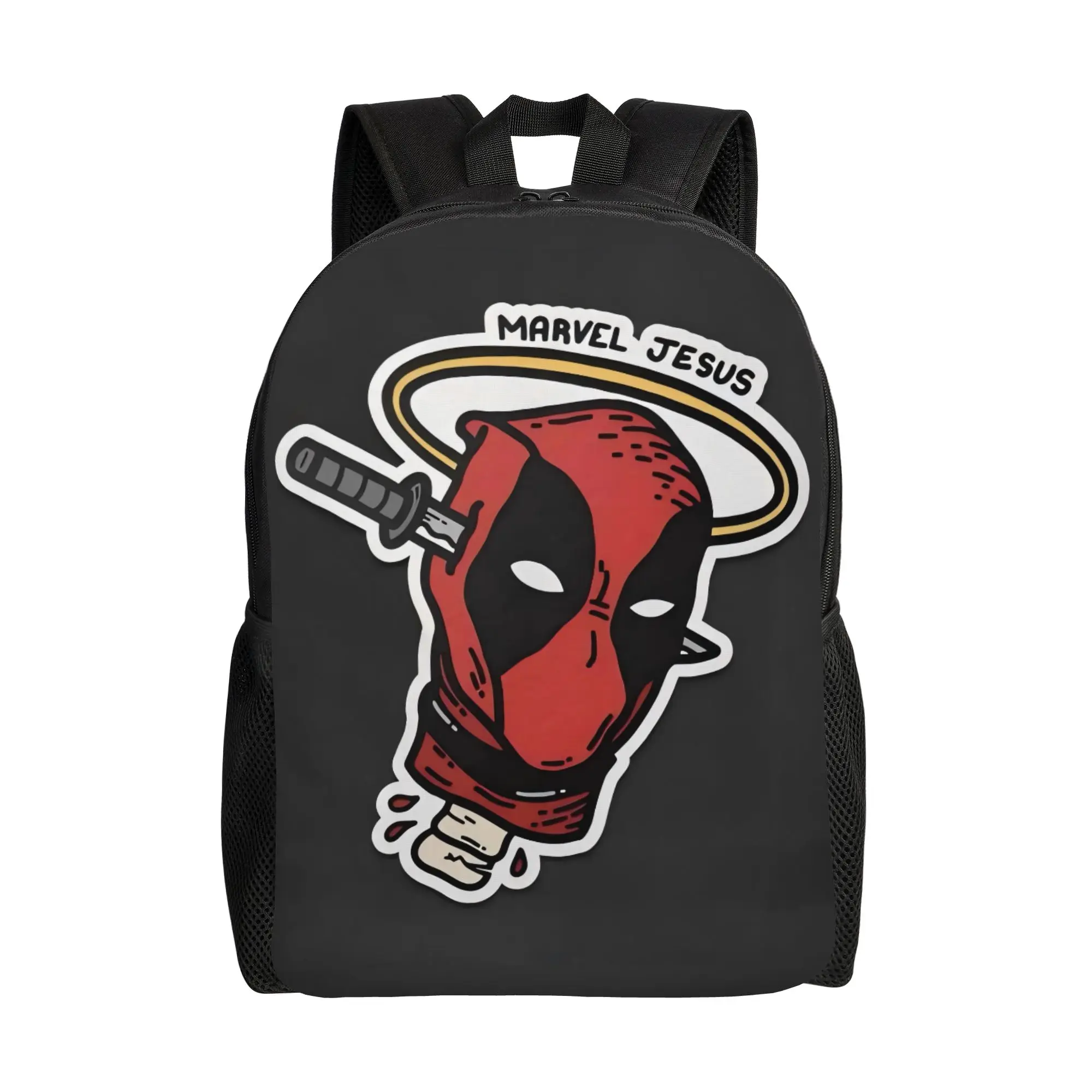 

Back to school season Kawaii Deadpool Laptop Bag Marvel Couple Bookbag Backpack