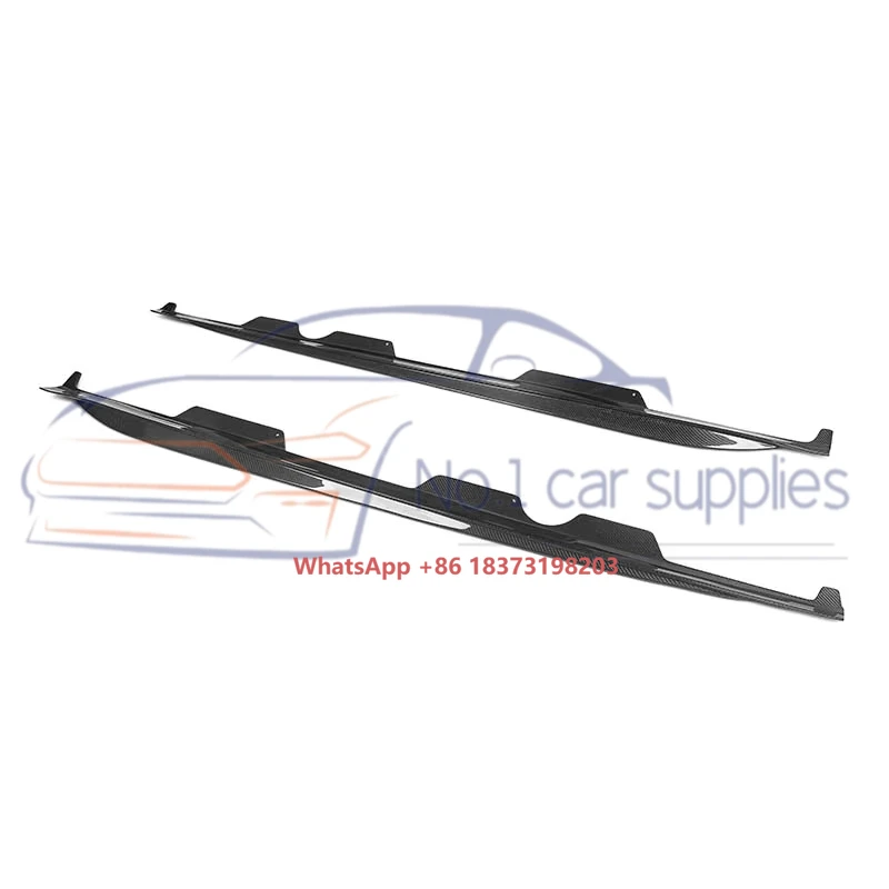 

New Carbon Fiber Automotive Side Skirt Body Kit For Mercedes Benz AMG GT GTS C190 Ver2 Bumper Type