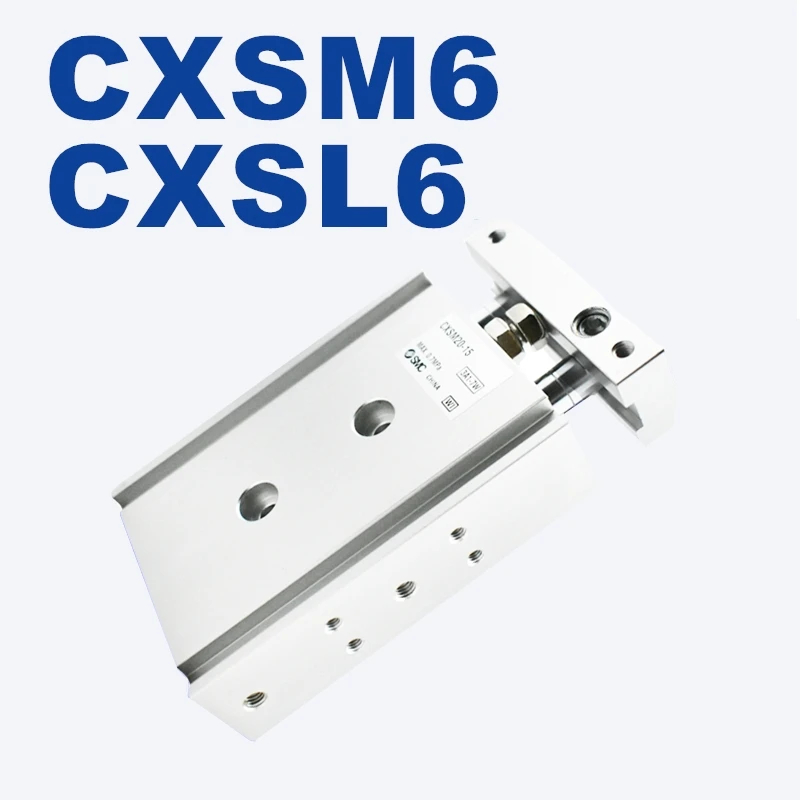 CXSM6 CXSL6  CXSM CXSL Dual Rod Cylinder Basic Typr CXSM6-10/20/30/40/50 CXSL6-10/20/30/40/50