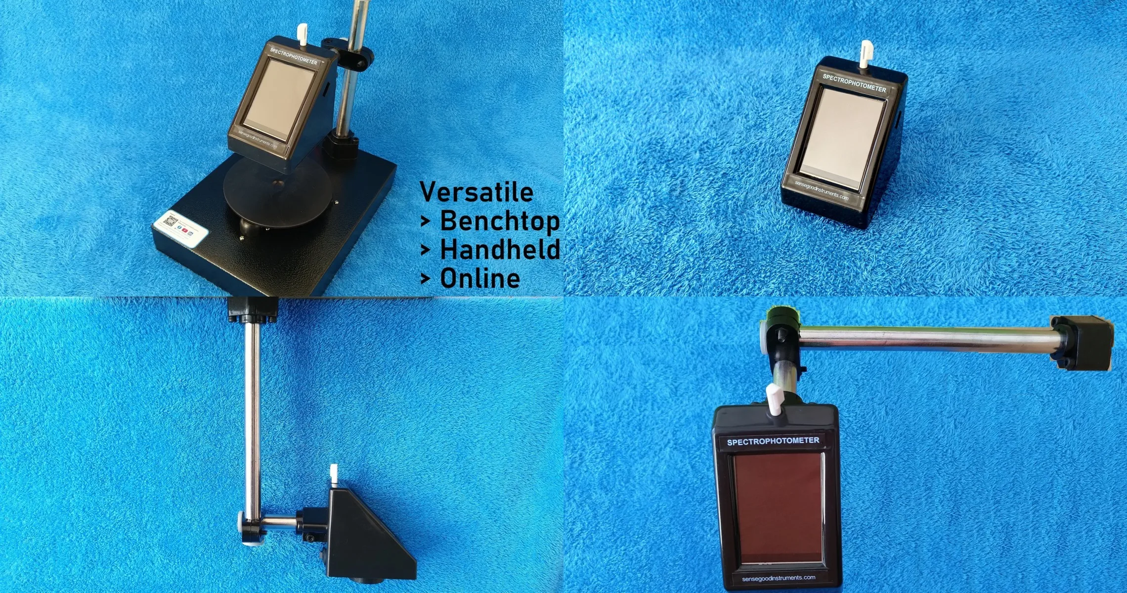 Color Analyzer Meter Color Tester CIE Lab Luv LCh Hunter Lab XYZ Yxy Peak Wavelength Color Temperature