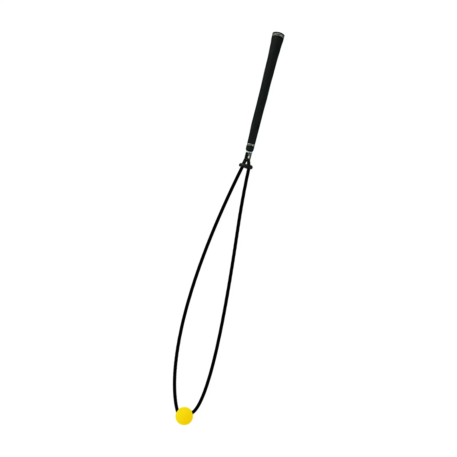 Portable Golf Swing Training Aid Practice Rope Trainer Position Correction Adjustable for Indoor Speed Strength Improved Tempo