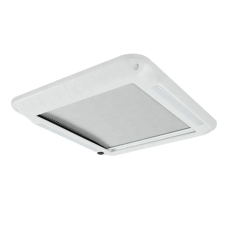 مظلة مروحة عادم OEM 12 فولت لجميع أجهزة التهوية مقاس 11 بوصة و14 بوصة مع أجزاء وملحقات أضواء الظل RV