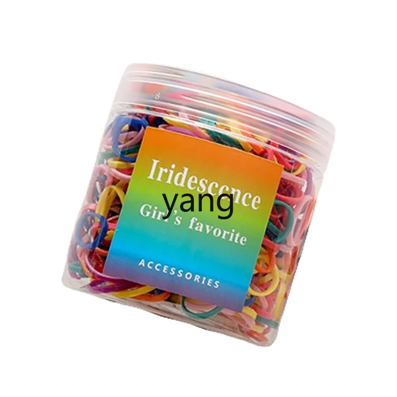 

LT headband color disposable rubber band small hair band does not hurt the hair baby rubber band tie hair rope